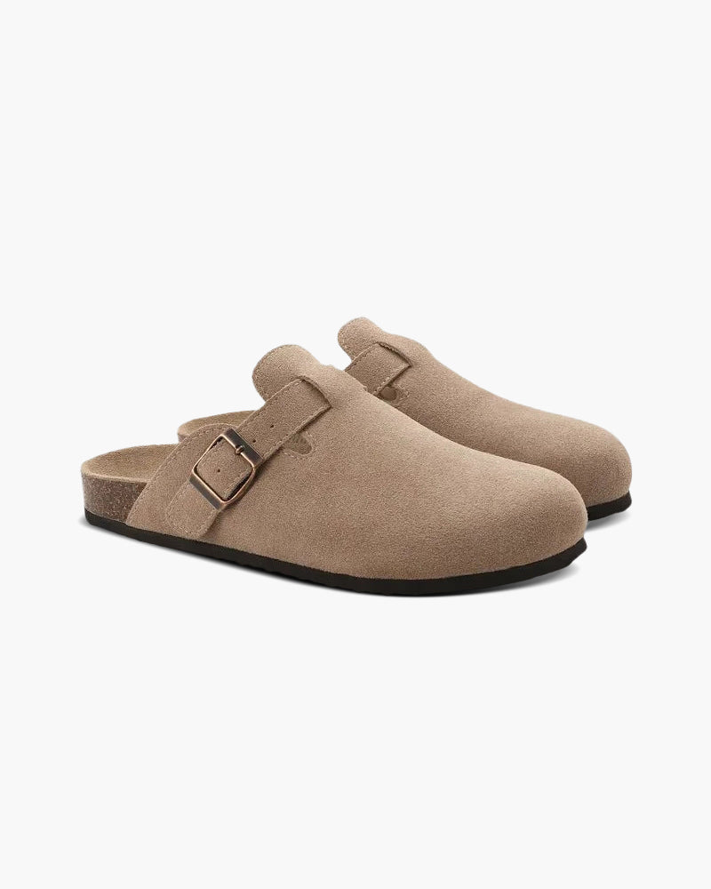 Suede Slip-On Clogs