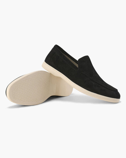 Suede Slip-On Loafers