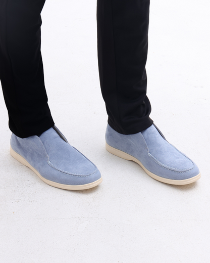 Suede High-Top Loafers