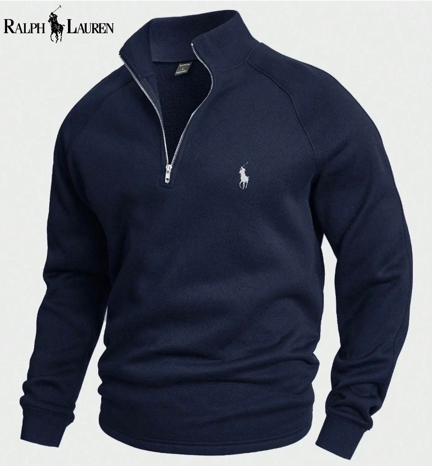 Ralph Lauren® Cotton Half-Zip Sweater
