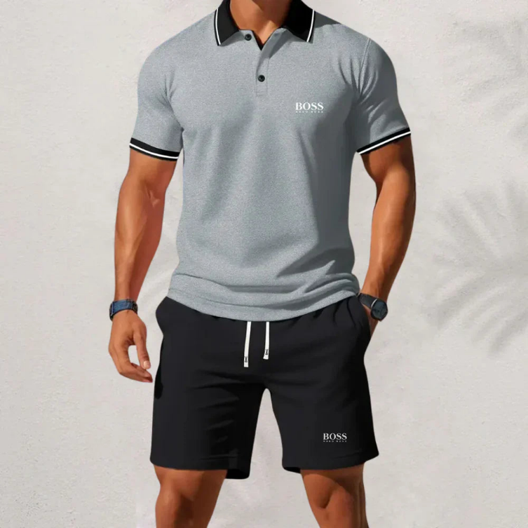 Hugo Boss 2025 Men's Shirt and Shorts Set