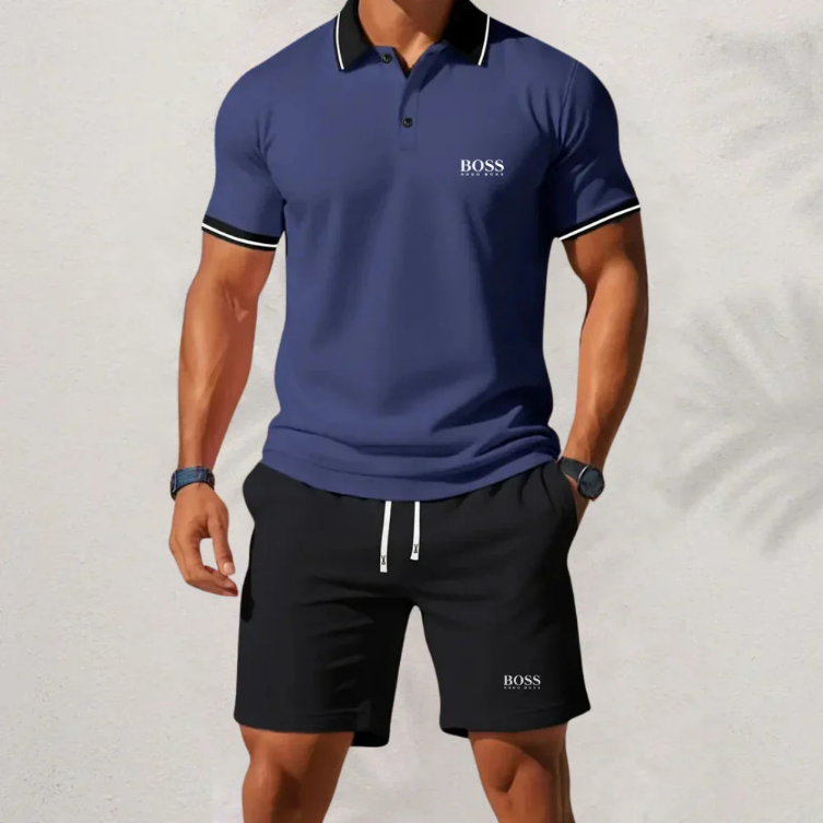 Hugo Boss 2025 Men's Shirt and Shorts Set