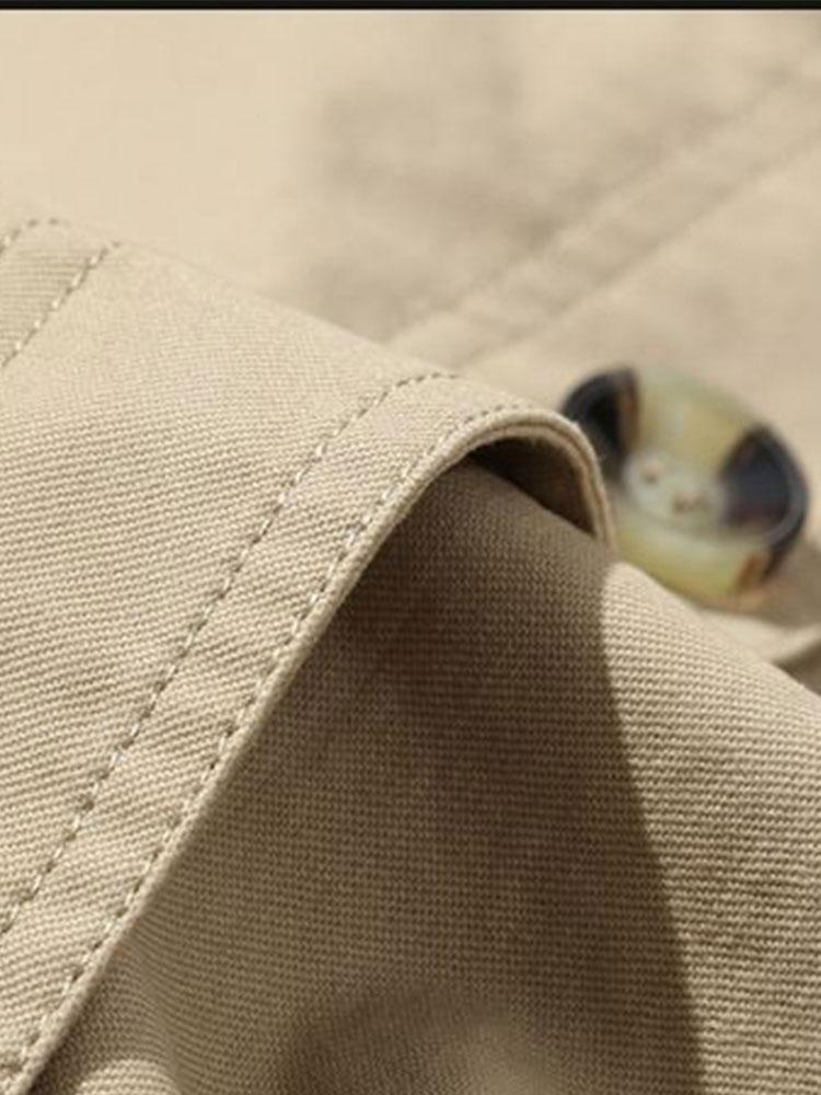 Extended Length Chino Coat