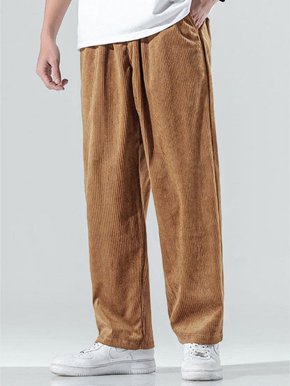 Classic Straight-Leg Corduroy Trousers