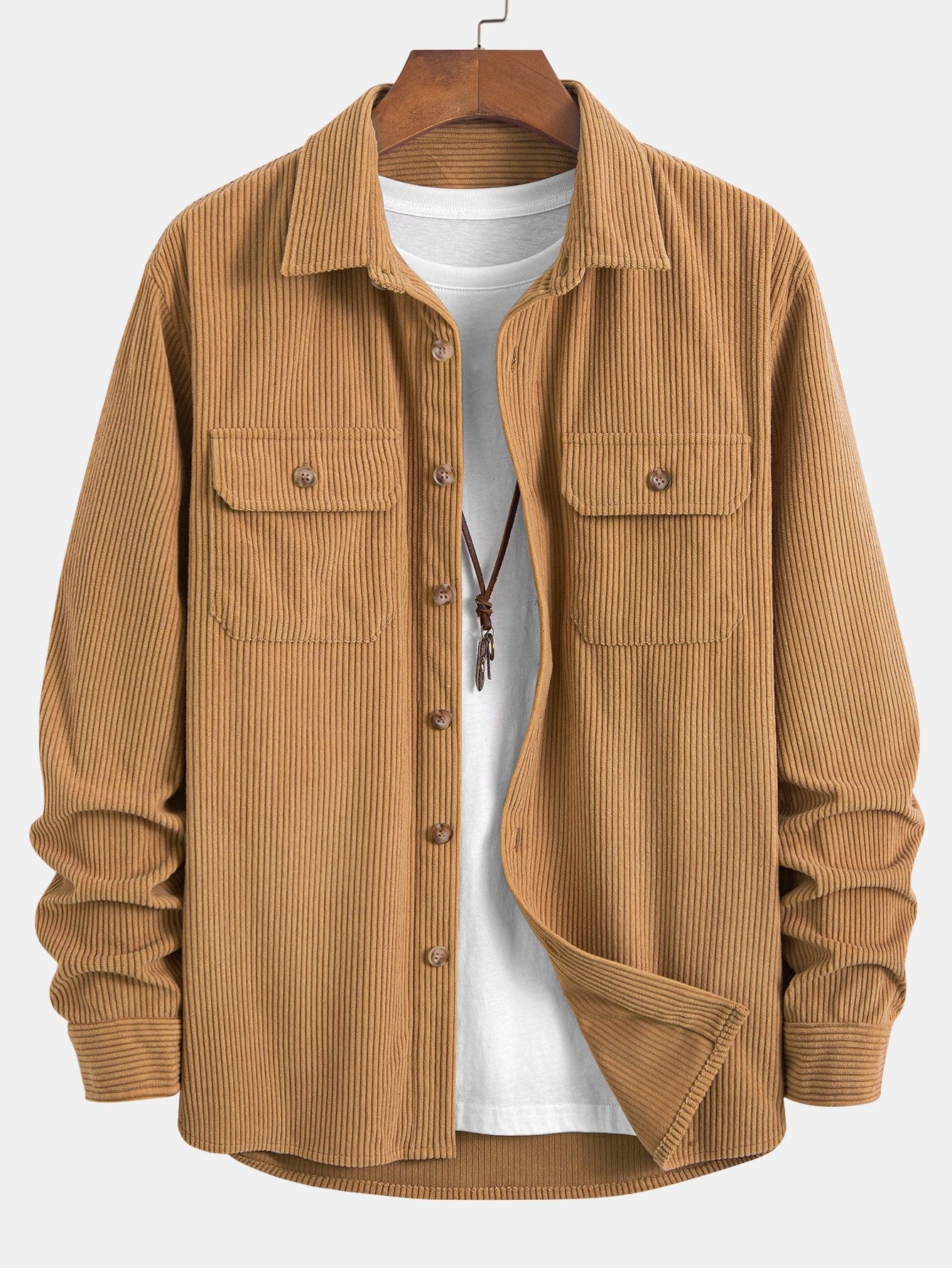 Dual Pocket Corduroy Shirt
