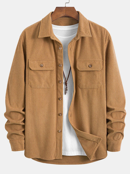 Dual Pocket Corduroy Shirt