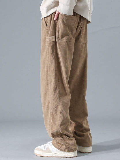 Classic Straight Leg Corduroy Trousers