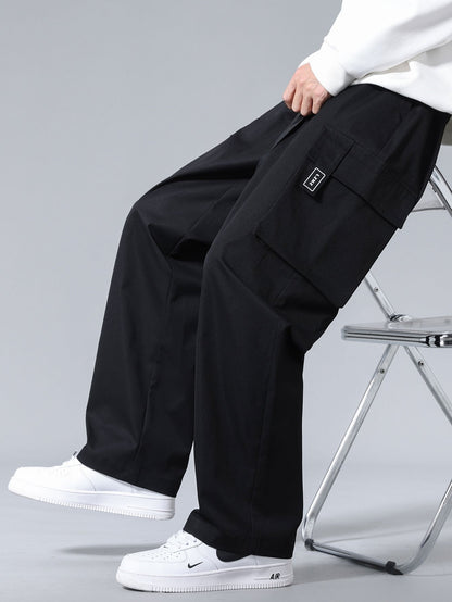 Adjustable Waist Cargo Trousers