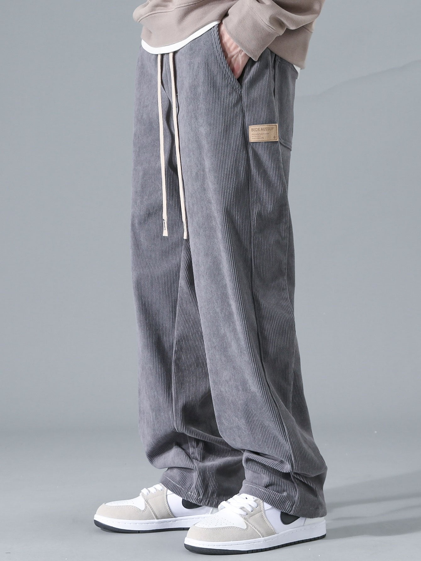 Classic Straight Leg Corduroy Trousers