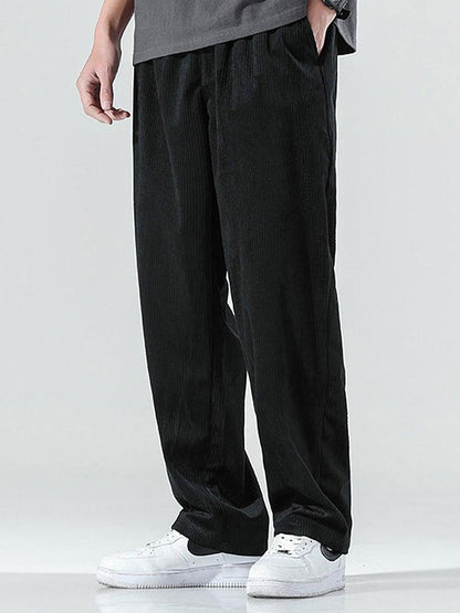 Classic Straight-Leg Corduroy Trousers