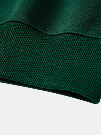 Comfortable Relaxed Fit Polo Neck Sweatshirt