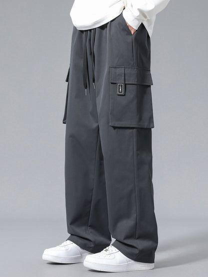 Adjustable Waist Cargo Trousers