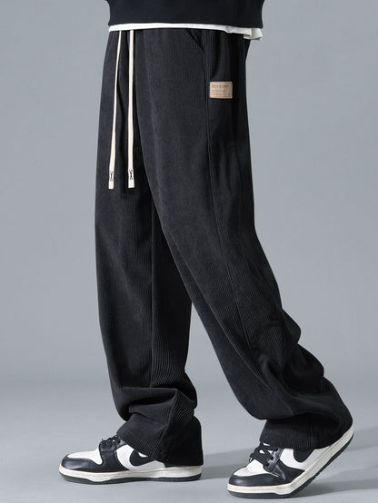 Classic Straight Leg Corduroy Trousers