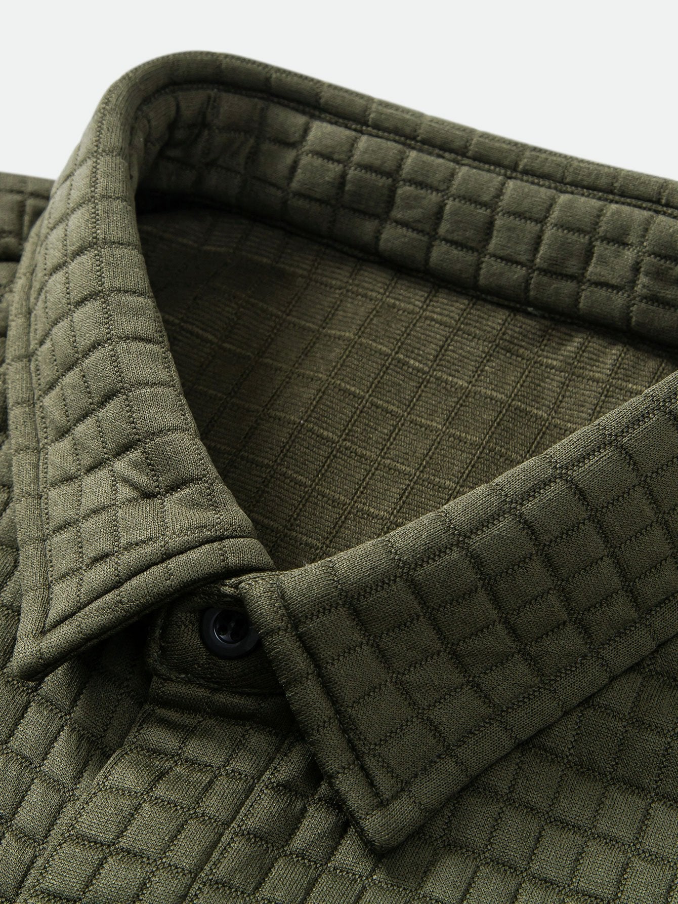 Waffle Knit Short Sleeve Shirt & Drawstring Jogger Pants Set