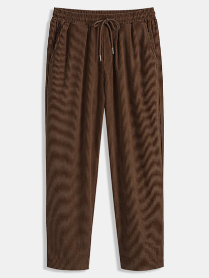 Classic Straight-Leg Corduroy Trousers
