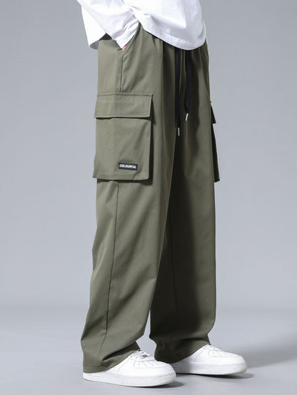 Adjustable Waist Cargo Trousers