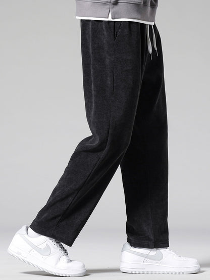 Classic Straight-Leg Corduroy Trousers