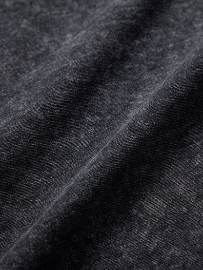 Relaxed Fit Long Sleeve Distressed Wash T-Shirt