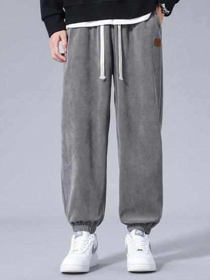 Velvety Corduroy Sweatpants