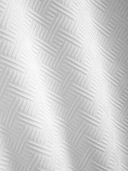 Jacquard Striped Polo Shirt