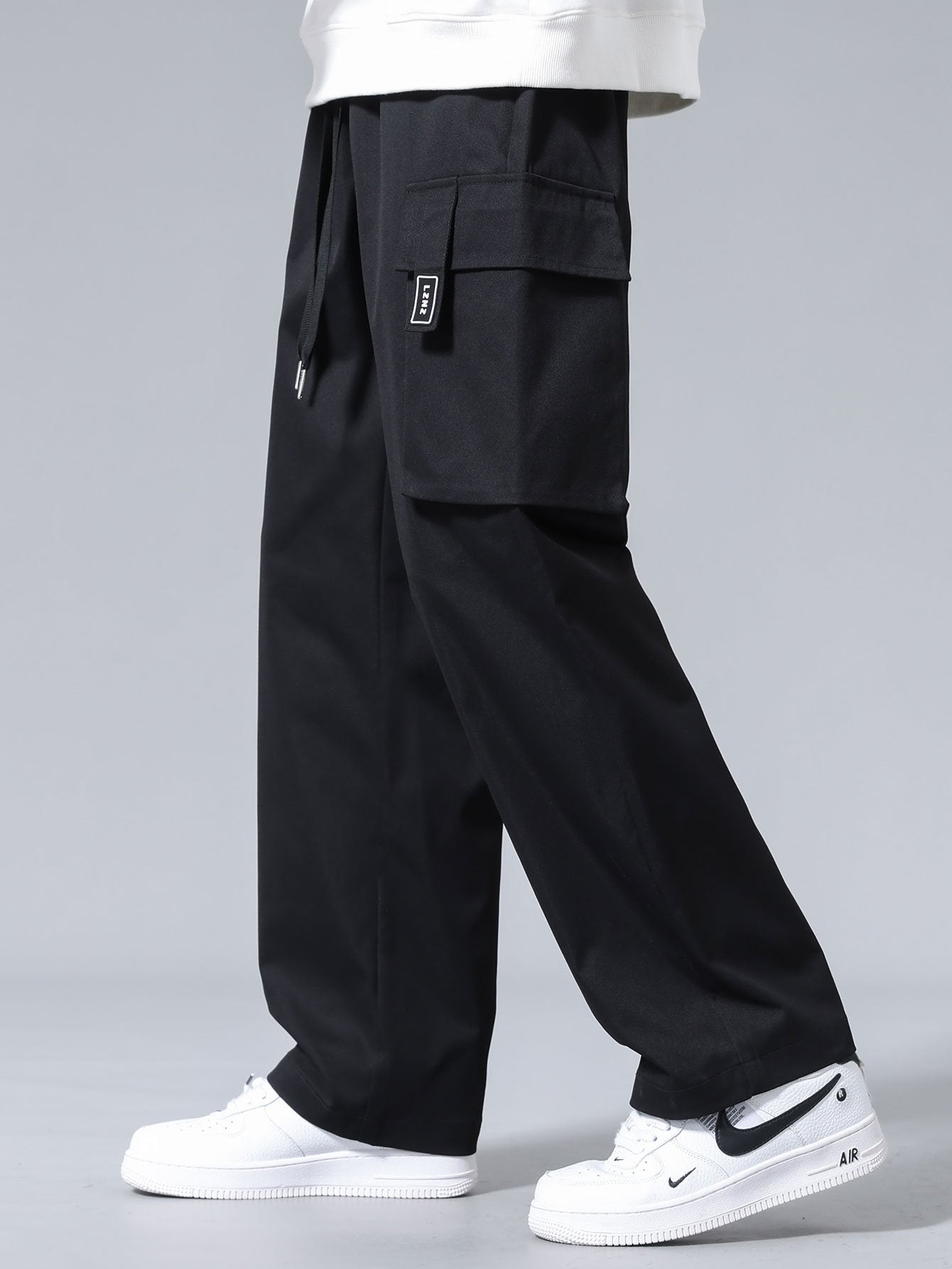 Adjustable Waist Cargo Trousers