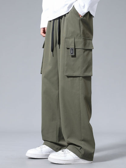 Adjustable Waist Cargo Trousers