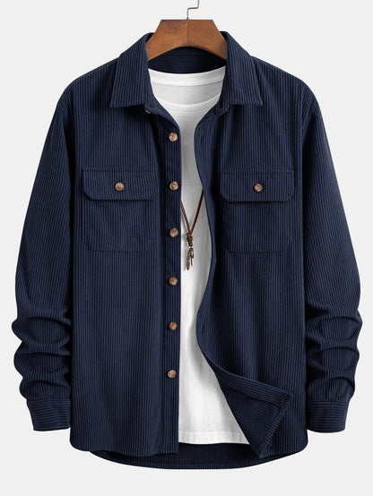 Dual Pocket Corduroy Shirt