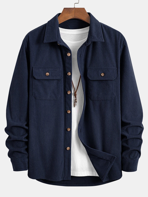 Dual Pocket Corduroy Shirt