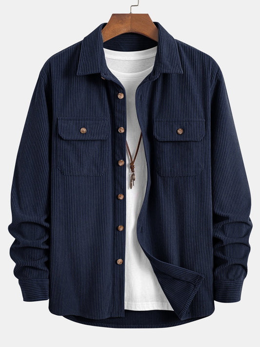 Dual Pocket Corduroy Shirt
