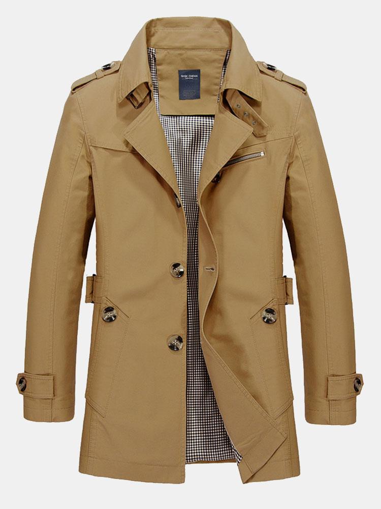 Extended Length Chino Coat