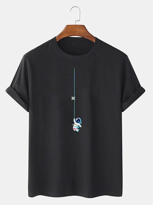 Astronaut String Art Graphic Tee