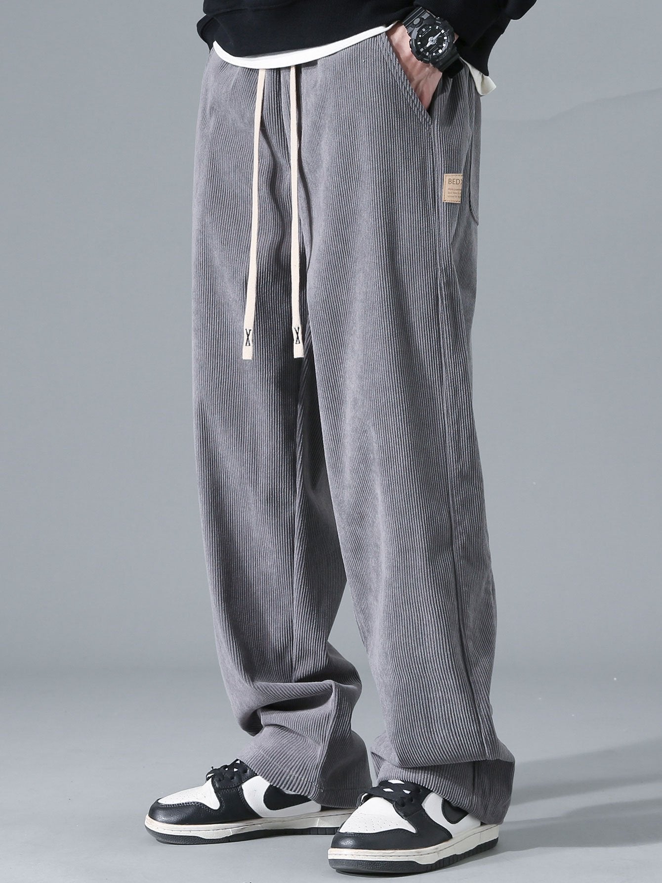 Classic Straight Leg Corduroy Trousers