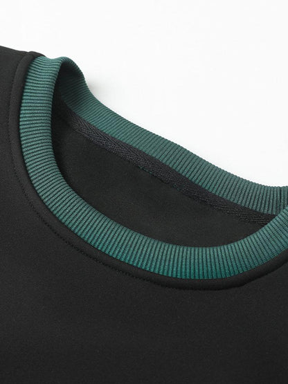 Color Blocked Patchwork Hoodie