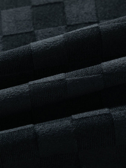 Plaid Straight Leg Trousers