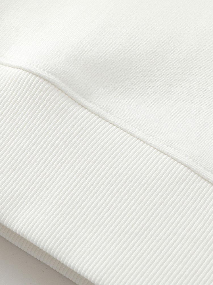 Two-Tone Polo Sweatshirt