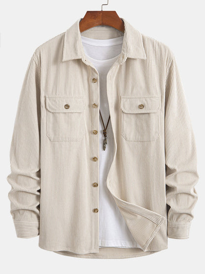 Dual Pocket Corduroy Shirt