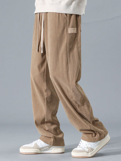 Classic Straight-Leg Corduroy Trousers