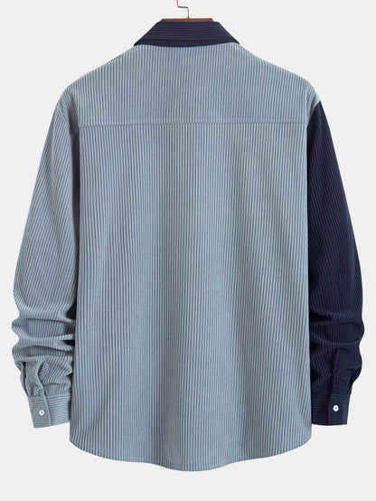 Patchwork Corduroy Shirt