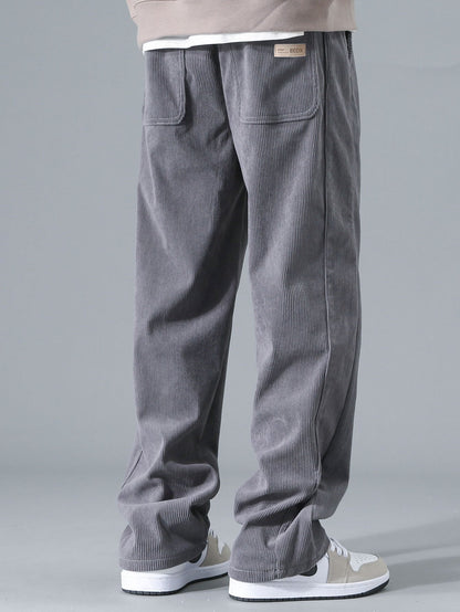 Classic Straight Leg Corduroy Trousers