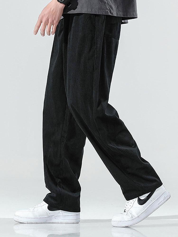 Classic Straight-Leg Corduroy Trousers