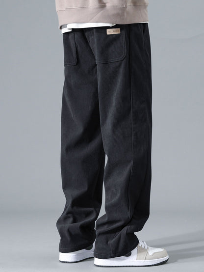 Classic Straight-Leg Corduroy Trousers