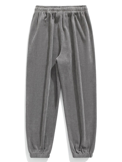 Velvety Corduroy Sweatpants