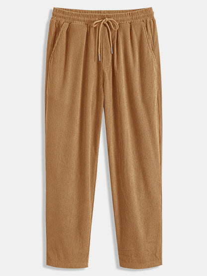 Classic Straight-Leg Corduroy Trousers