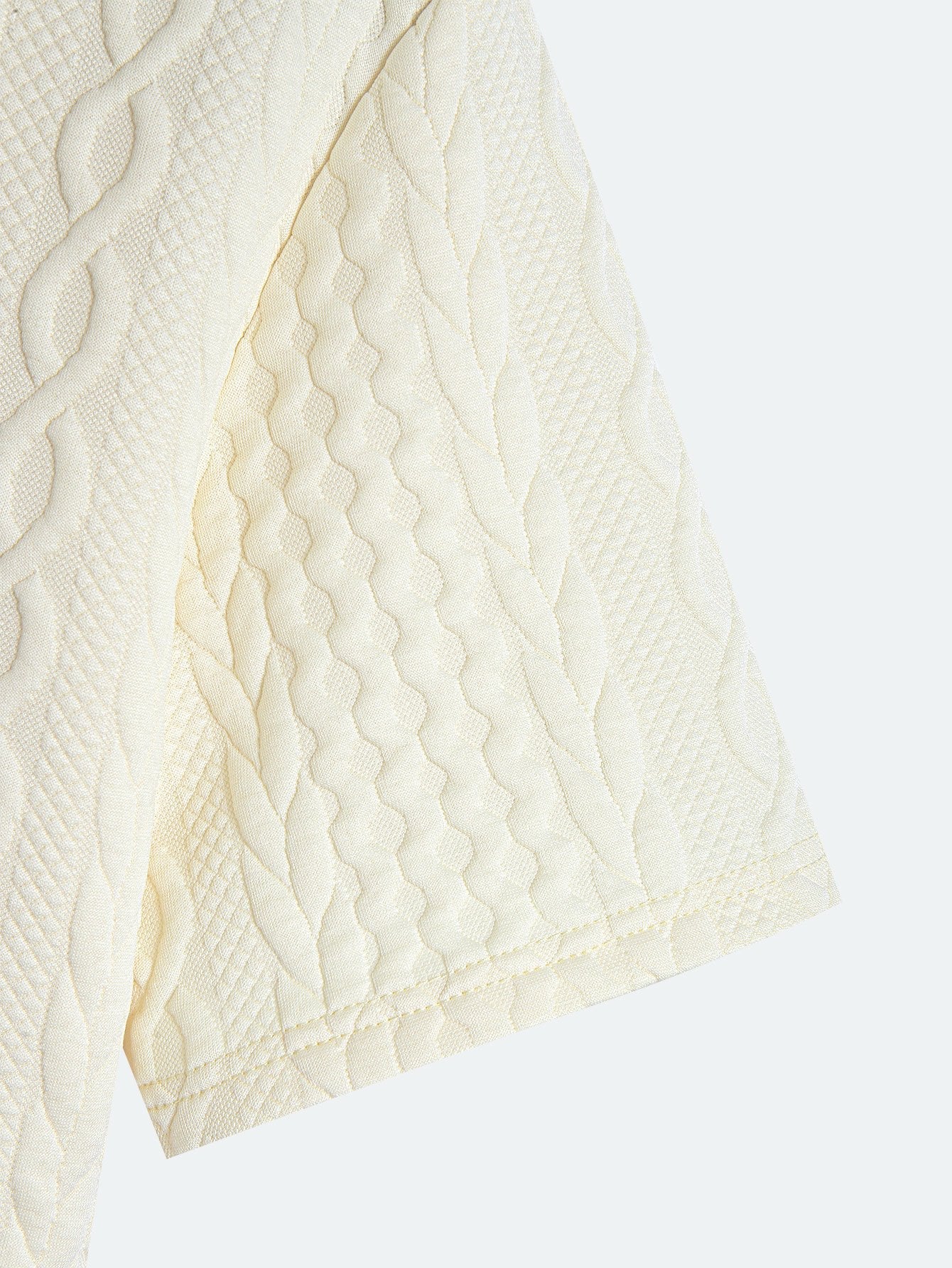 Twisted Texture Jacquard Polo