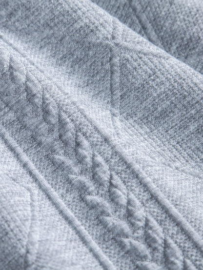 Geometric Patterned Drawstring Shorts