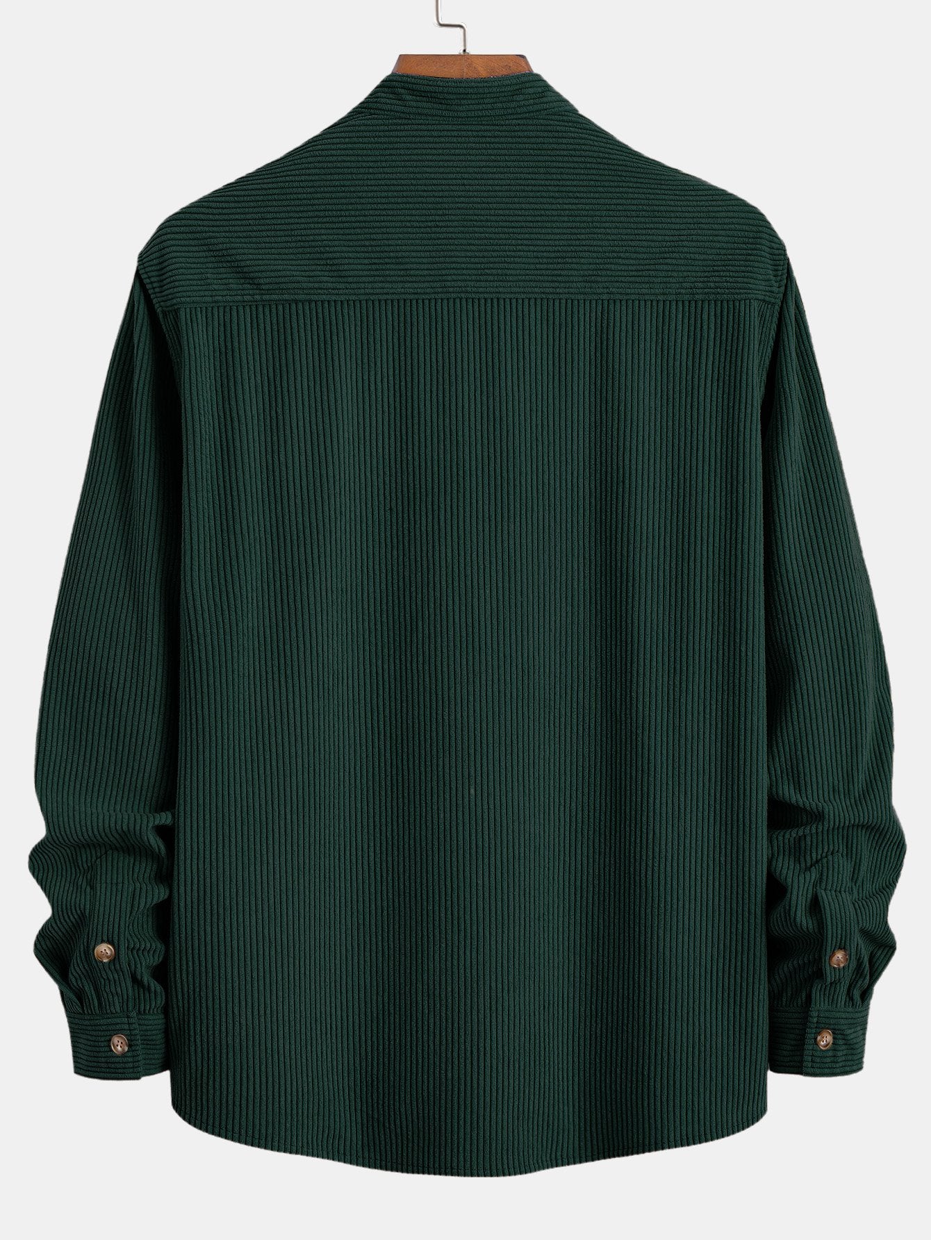 Stand Collar Corduroy Shirt
