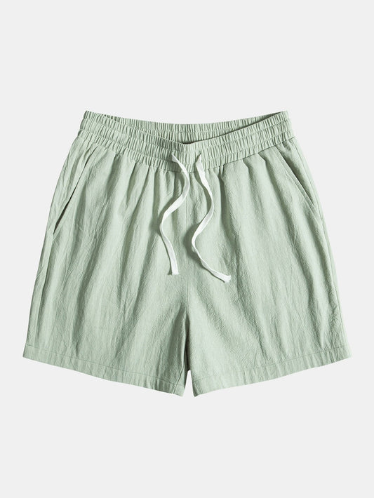 5-Inch Textured Cotton Shorts
