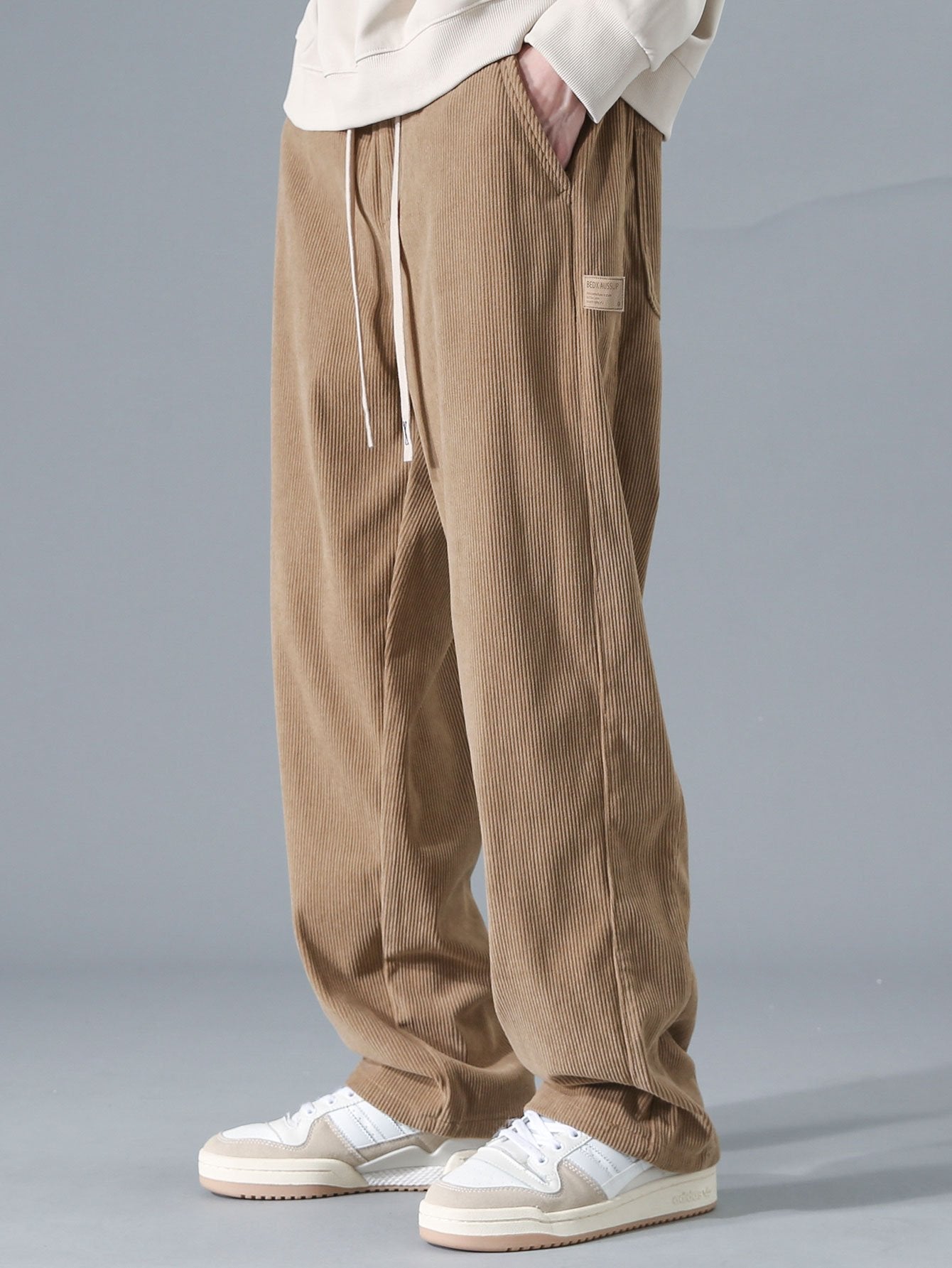 Classic Straight-Leg Corduroy Trousers