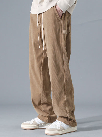 Classic Straight-Leg Corduroy Trousers