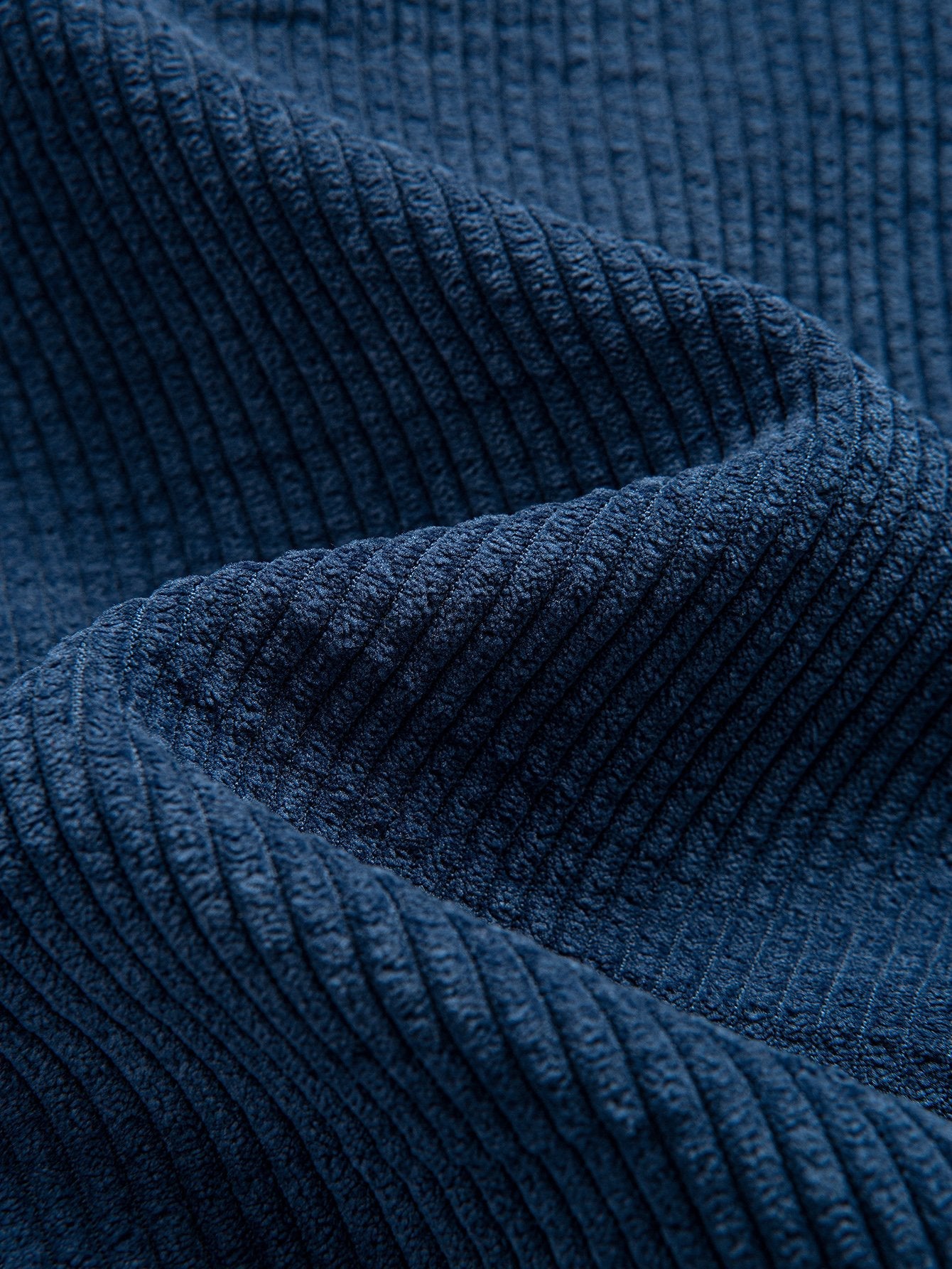 Fleece-Lined Hooded Corduroy Overshirt